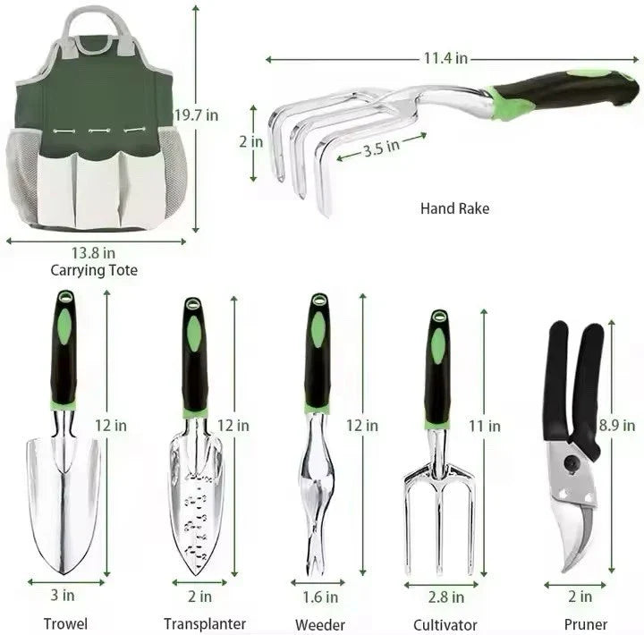 20 Piece Professional Garden Tool Set